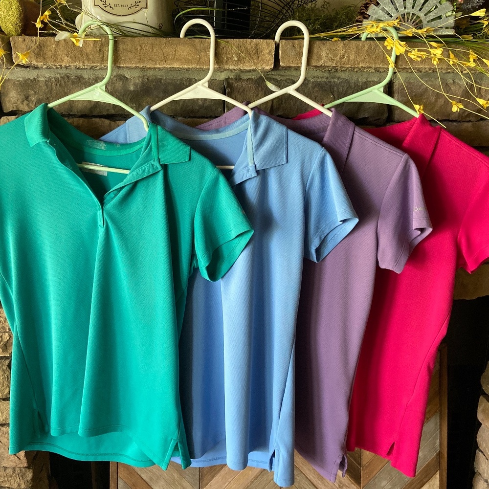 $5 Blow Out !!! Lot 4 Columbia Med Polo